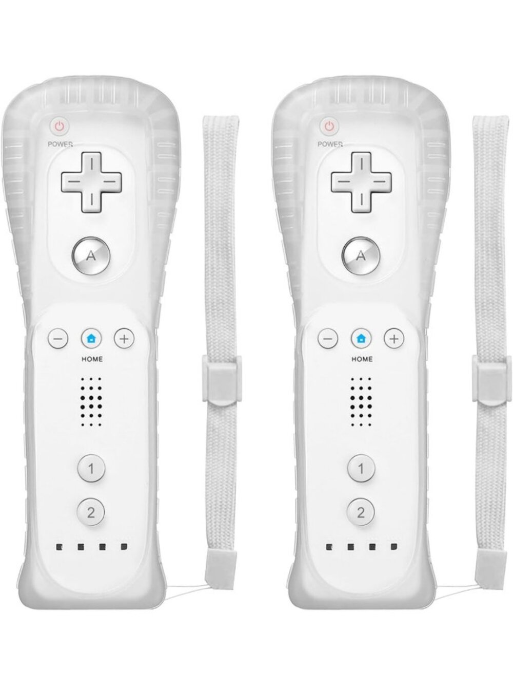 Wireless Wii Remote Controllers - 2 Pack, Game Accessories for Nintendo Fun
